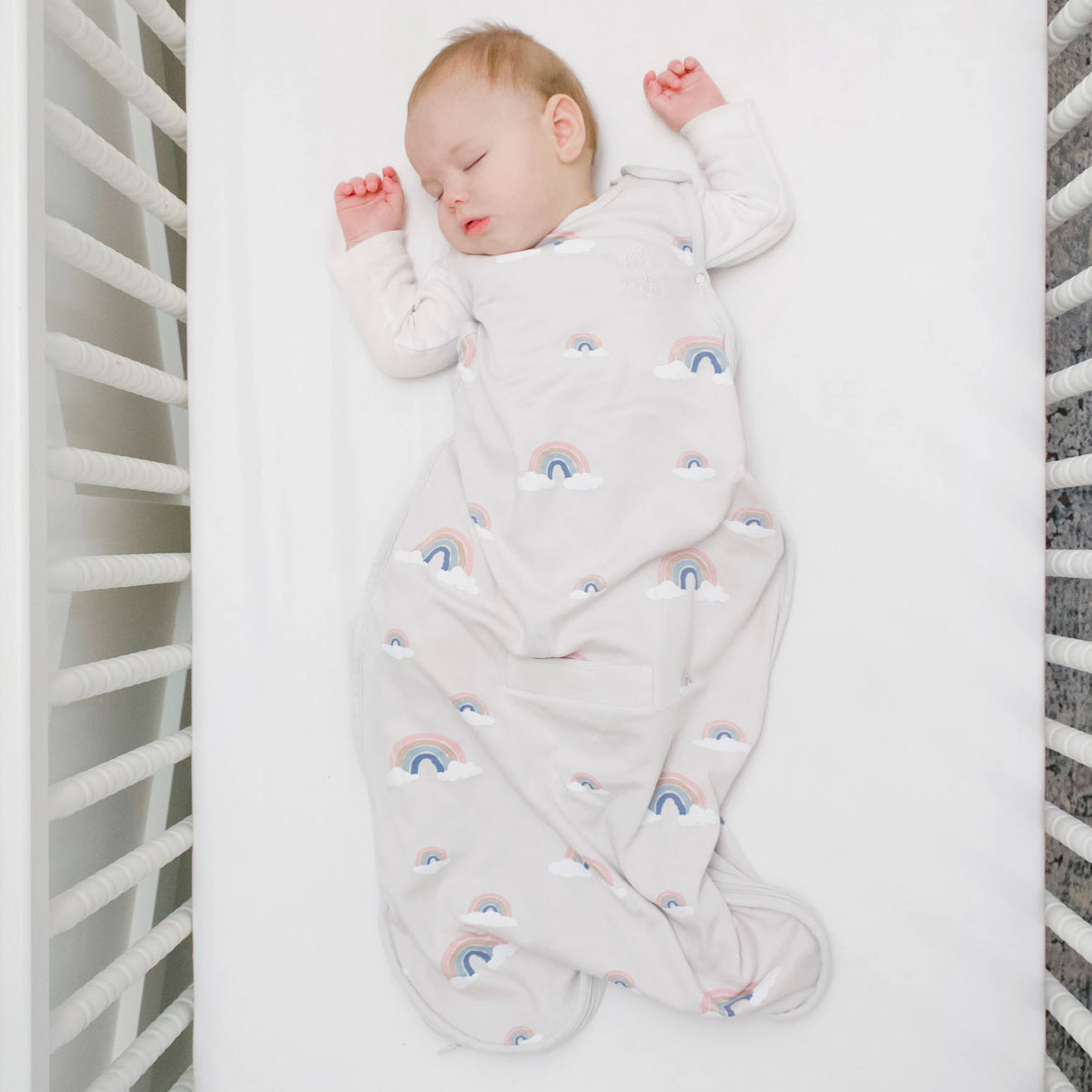 Alternative view of 4 Season® Ultimate Baby Sleep Bag, Merino Wool & Organic Cotton, Rainbow