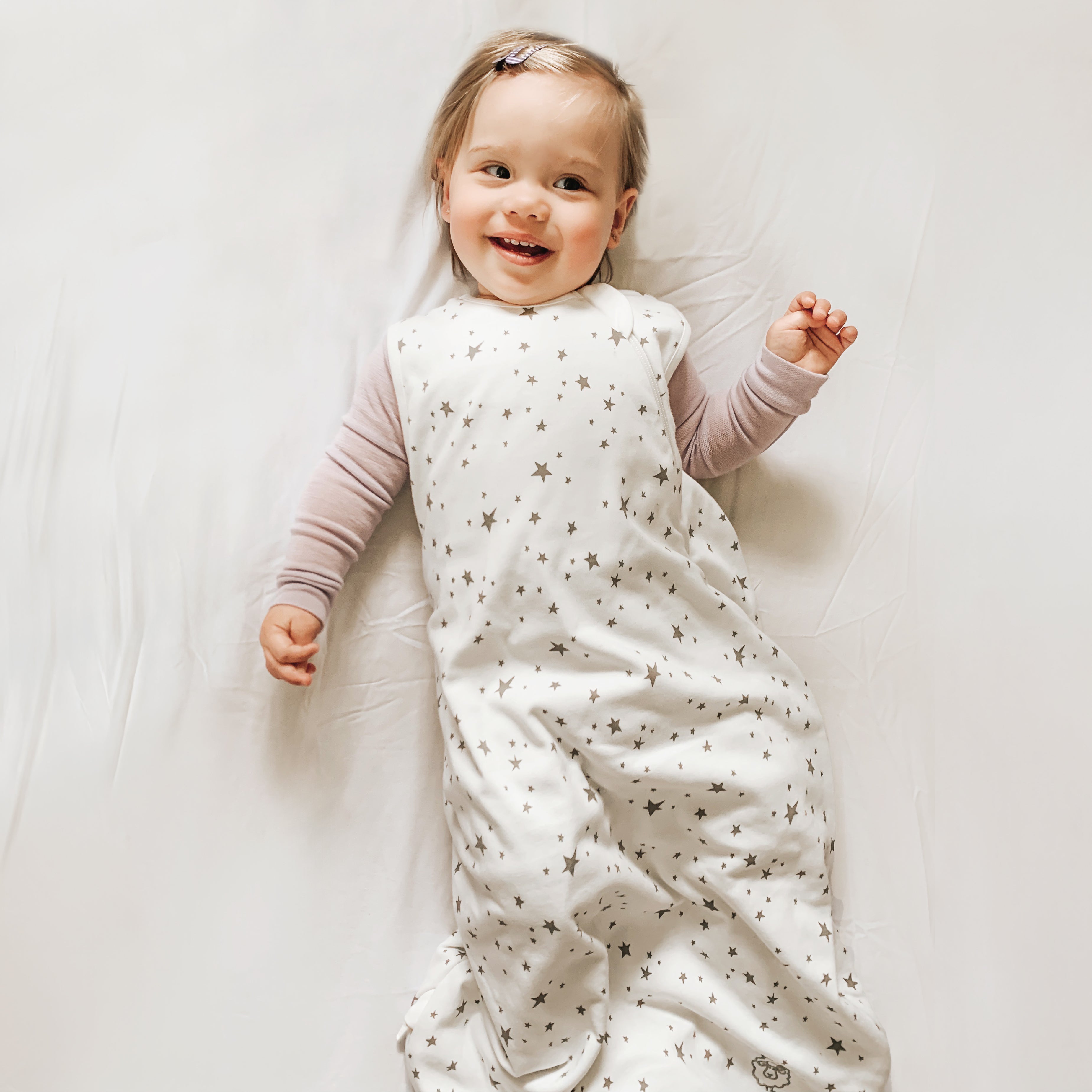 Alternative view of 4 Season® Classic Baby Sleeping Bag, Merino Wool & Organic Cotton, Star White