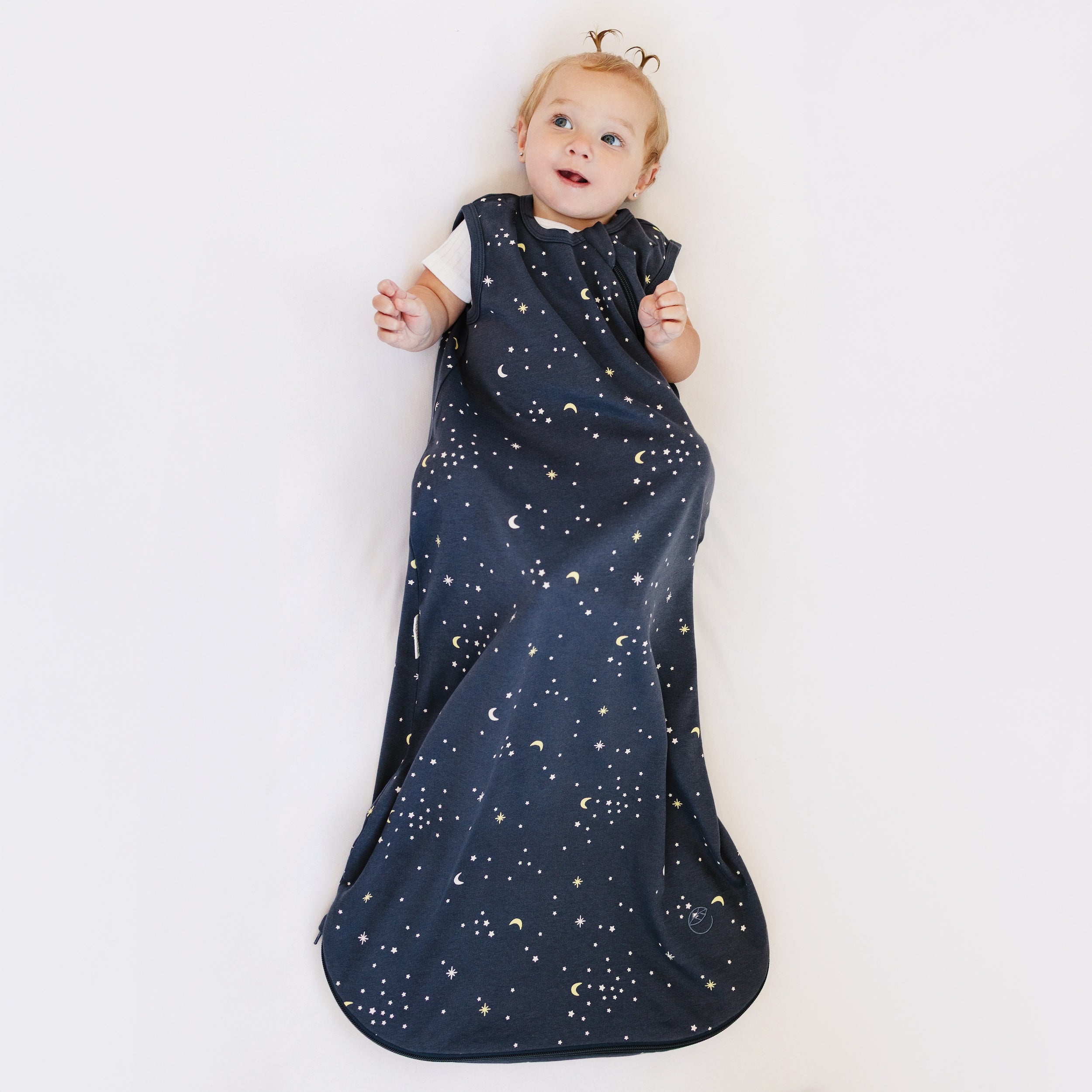 Alternative view of Ecolino® Organic Cotton Classic Baby Sleep Bag or Sack, Milky Way Ink