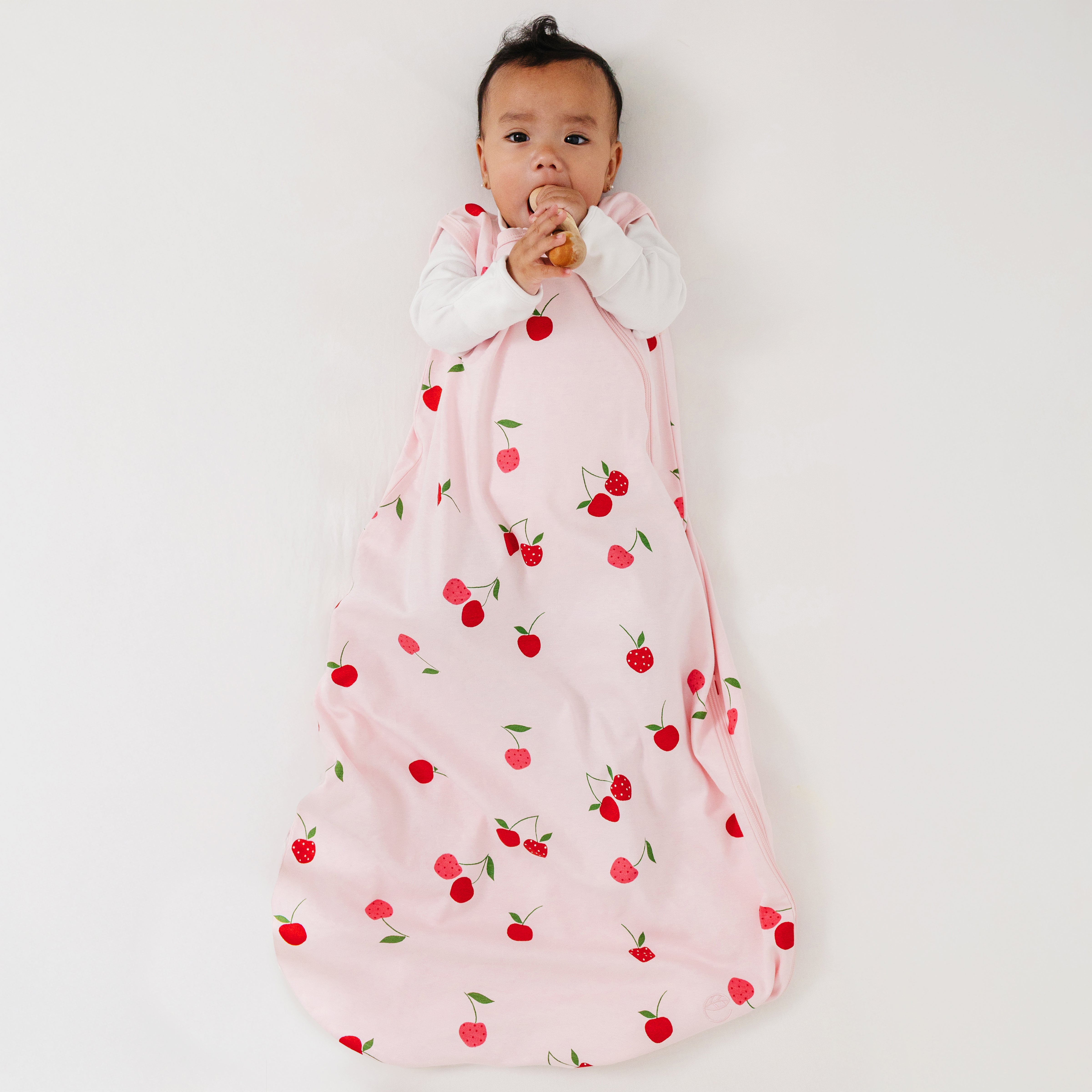 Alternative view of Ecolino® Organic Cotton Classic Baby Sleep Bag or Sack, Cherry