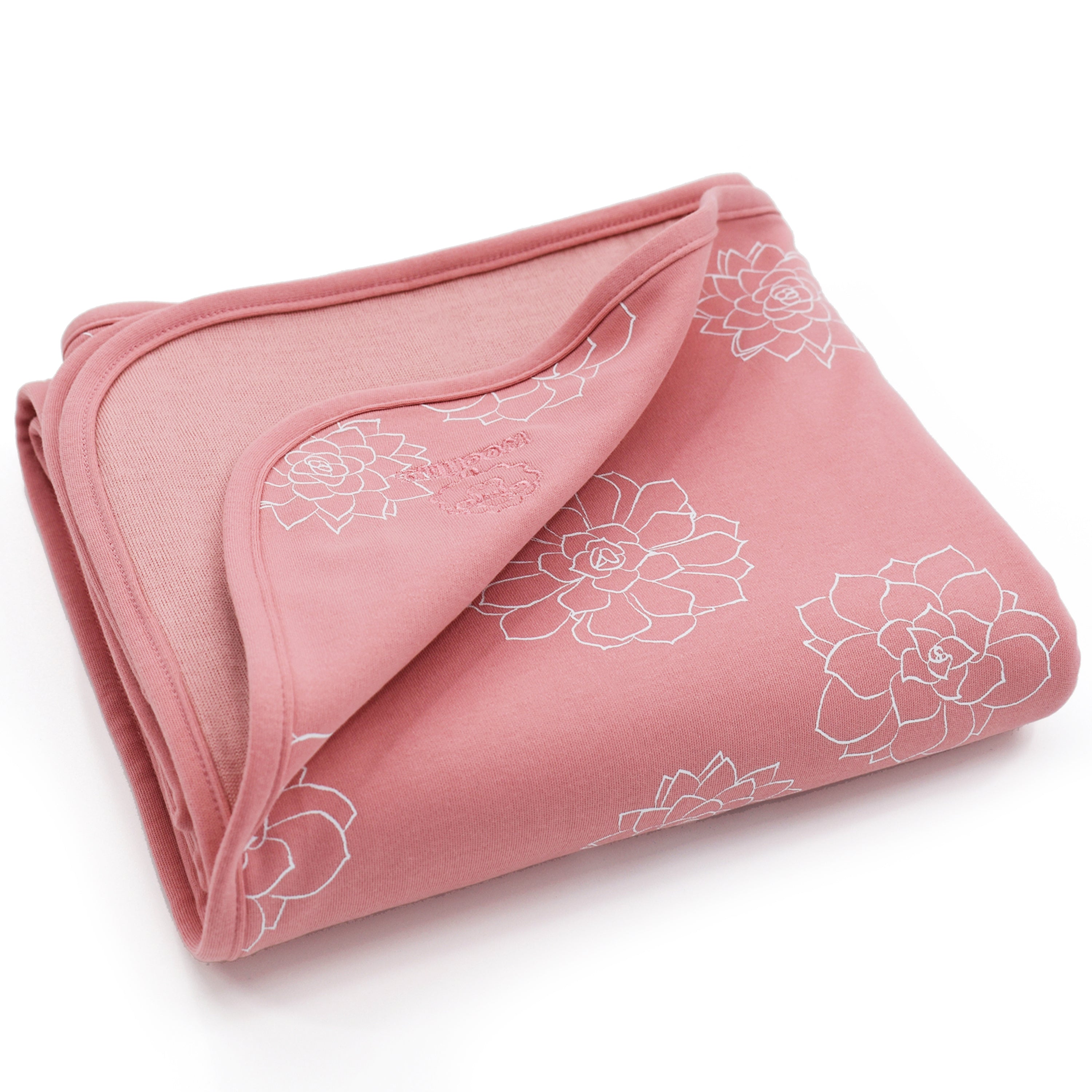 Alternative view of 4 Season® Stroller Merino Wool & Organic Cotton Baby Blanket, 40" x 31.5", Succulent