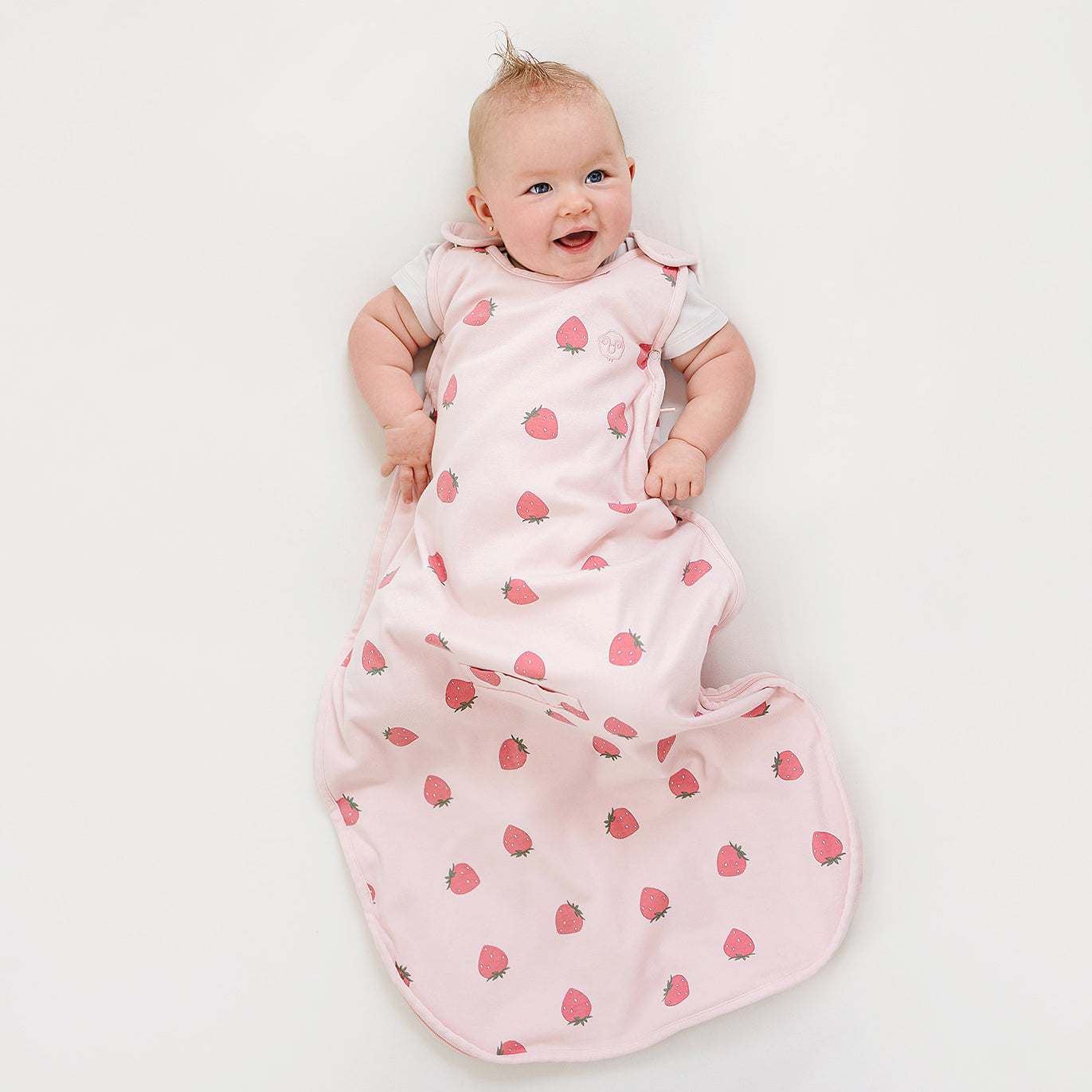 Alternative view of 4 Season® Ultimate Baby Sleep Bag, Merino Wool & Organic Cotton, Strawberry