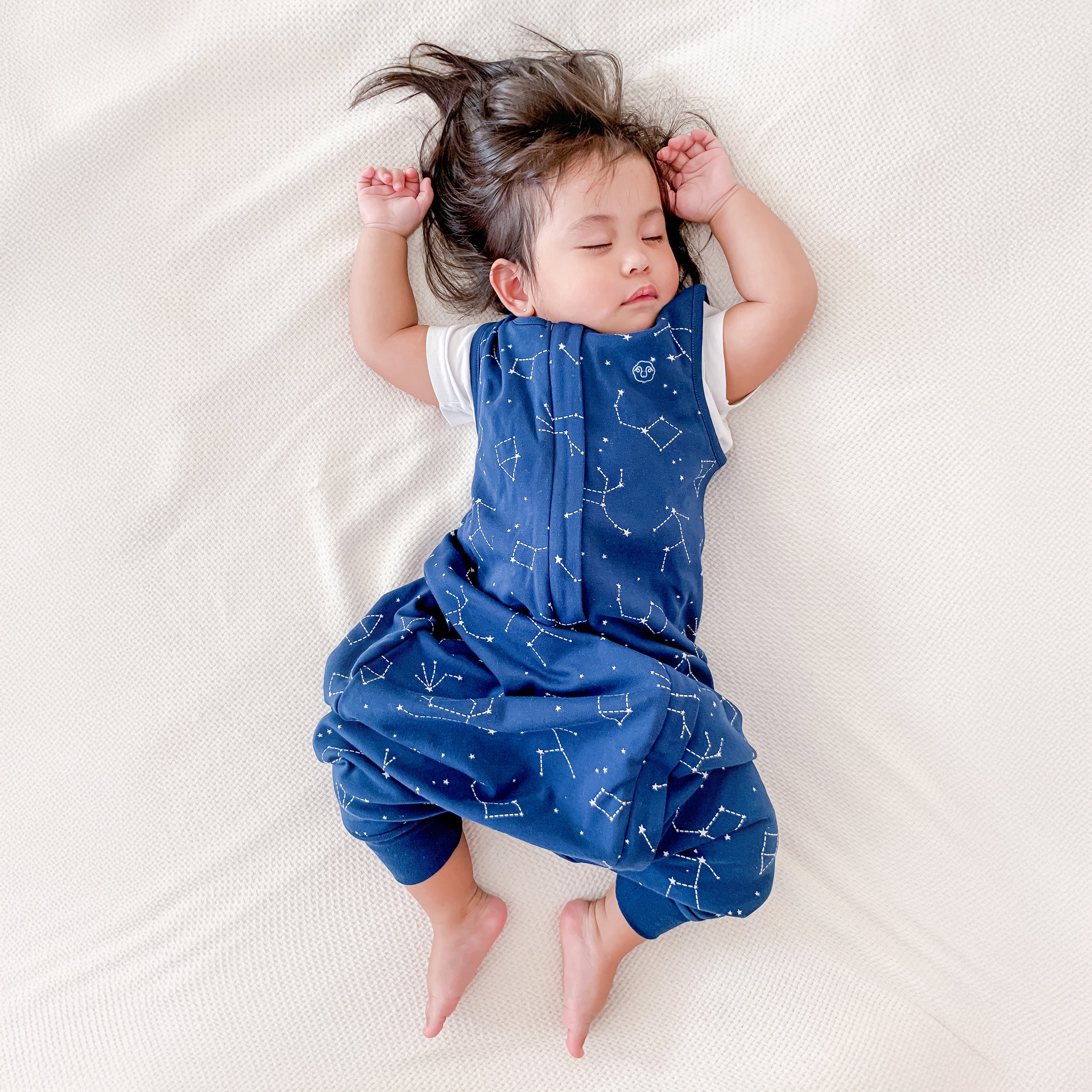 Alternative view of 4 Season® Baby Sleep Bag with Feet, Merino Wool & Organic Cotton, Night Sky™
