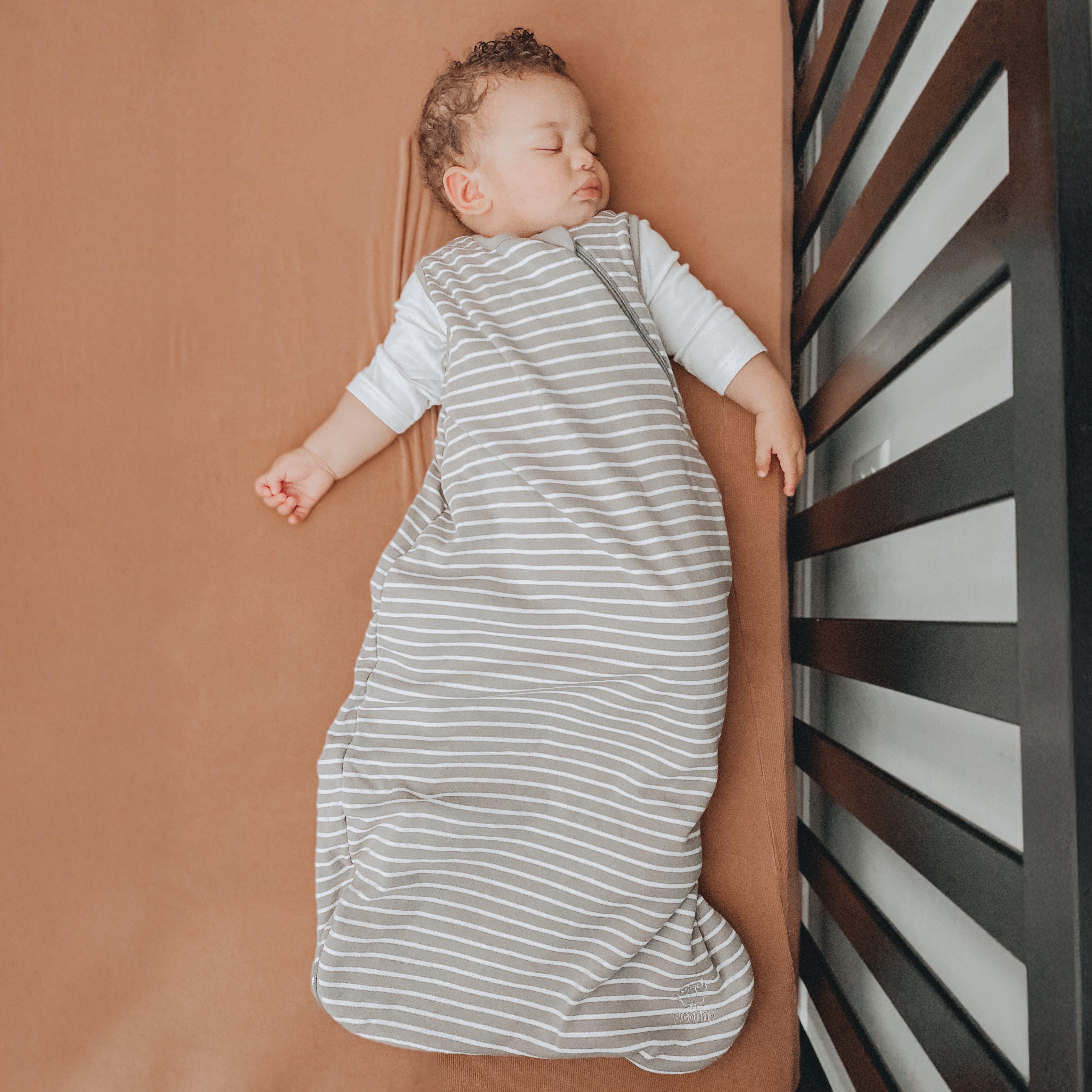 Alternative view of 4 Season® Classic Baby Sleeping Bag, Merino Wool & Organic Cotton, Birch Gray