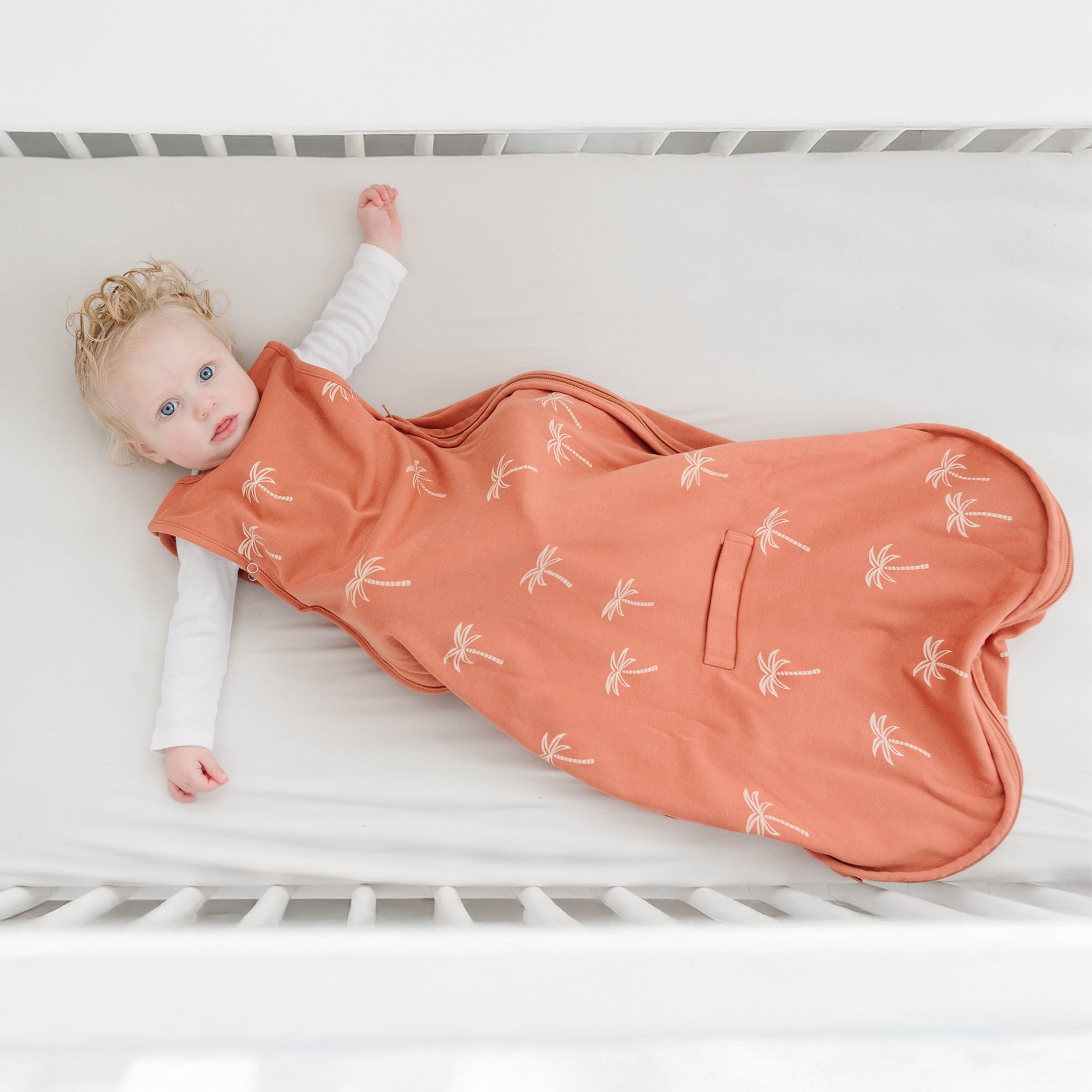 Alternative view of 4 Season® Ultimate Baby Sleep Bag, Merino Wool & Organic Cotton, Palms