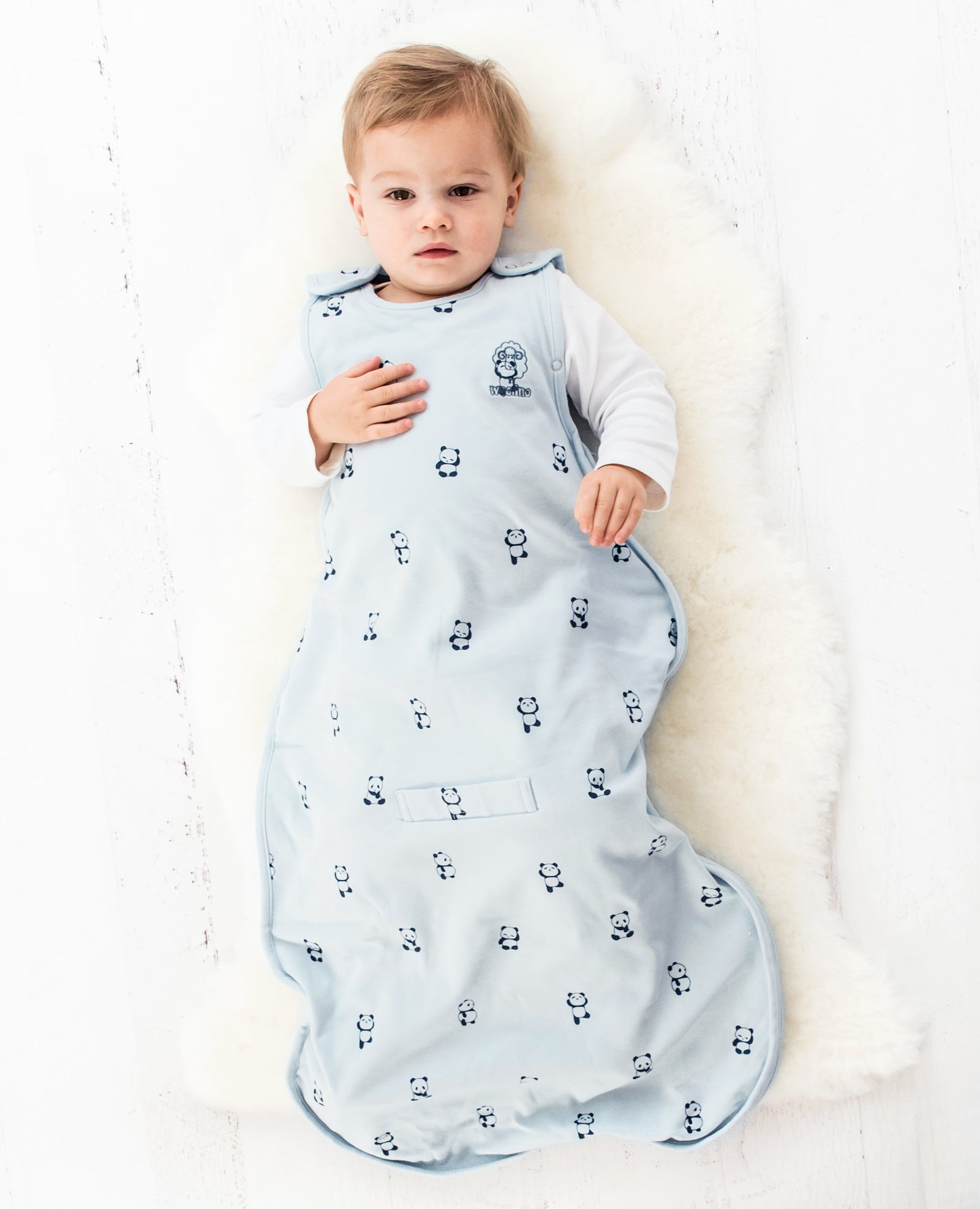 Alternative view of 4 Season® Ultimate Baby Sleep Bag, Merino Wool & Organic Cotton, Panda