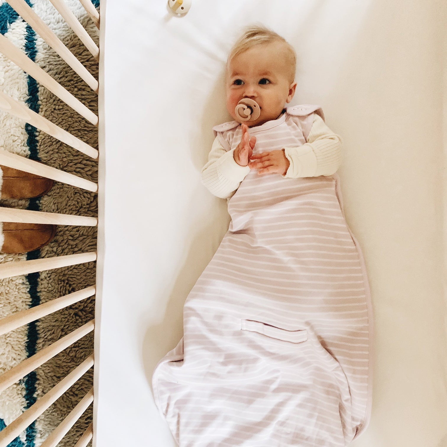 Alternative view of 4 Season® Ultimate Baby Sleep Bag, Merino Wool & Organic Cotton, Lilac