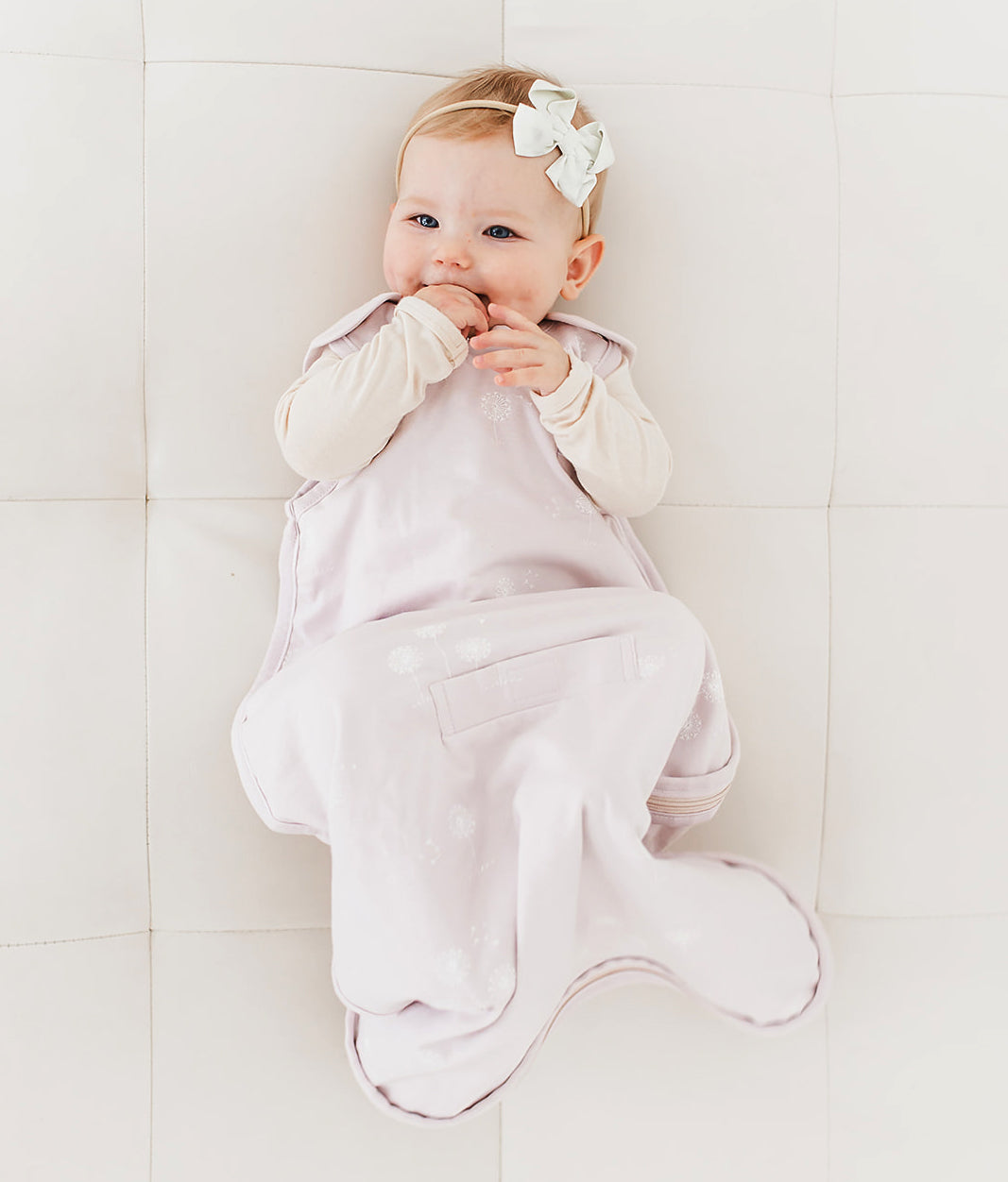 Alternative view of Ecolino® Adjustable Baby Sleep Bag, Organic Cotton, Universal Size: 2 Months - 2 Years, Dandelion