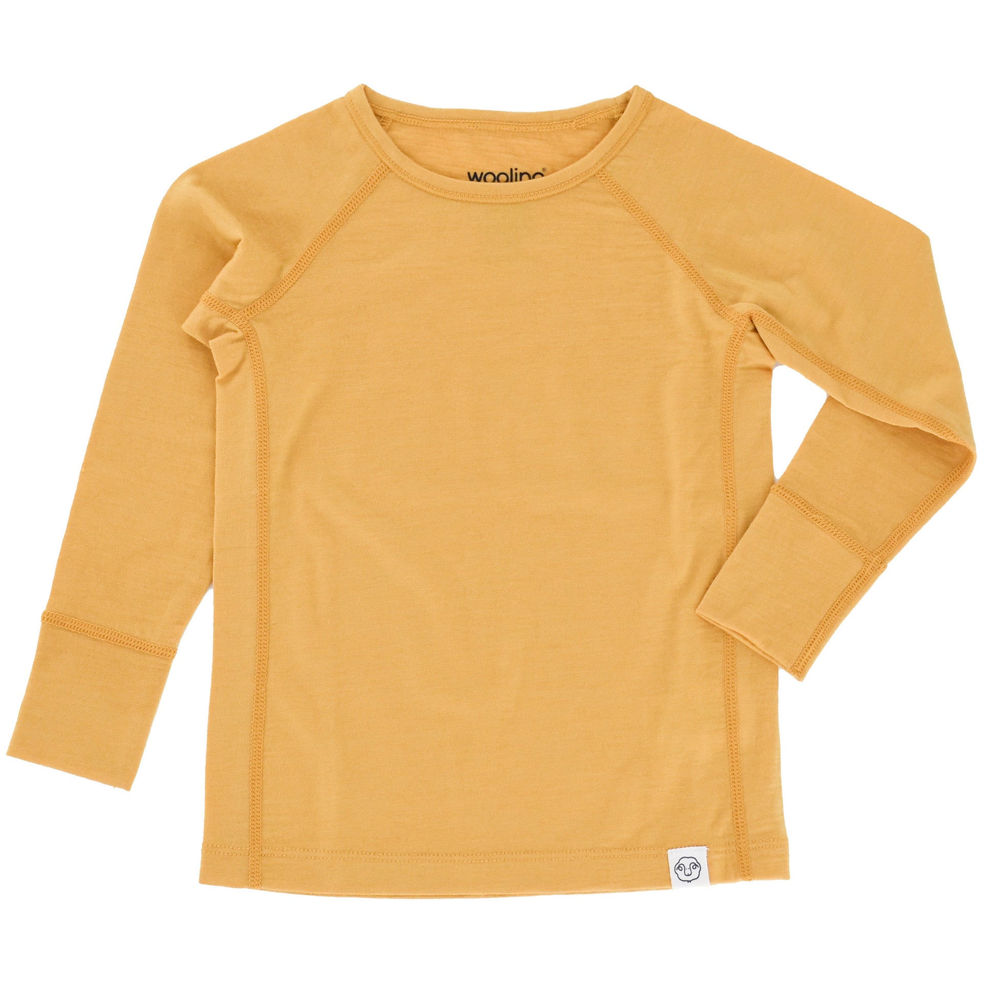 Alternative view of Kids Merino Wool Base Layer, Long Sleeve Top, Honey