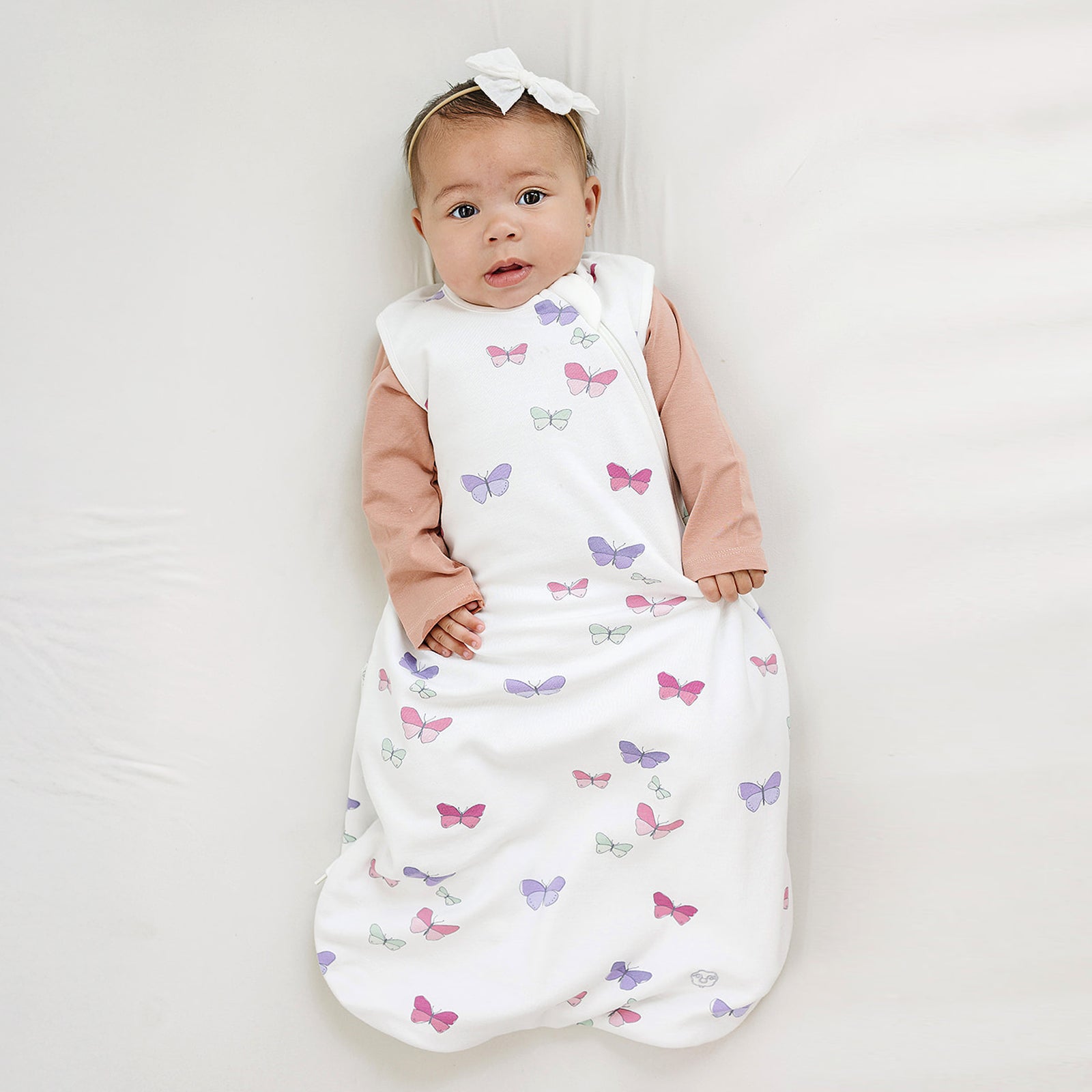 Alternative view of 4 Season® Classic Baby Sleeping Bag, Merino Wool & Organic Cotton, Butterfly