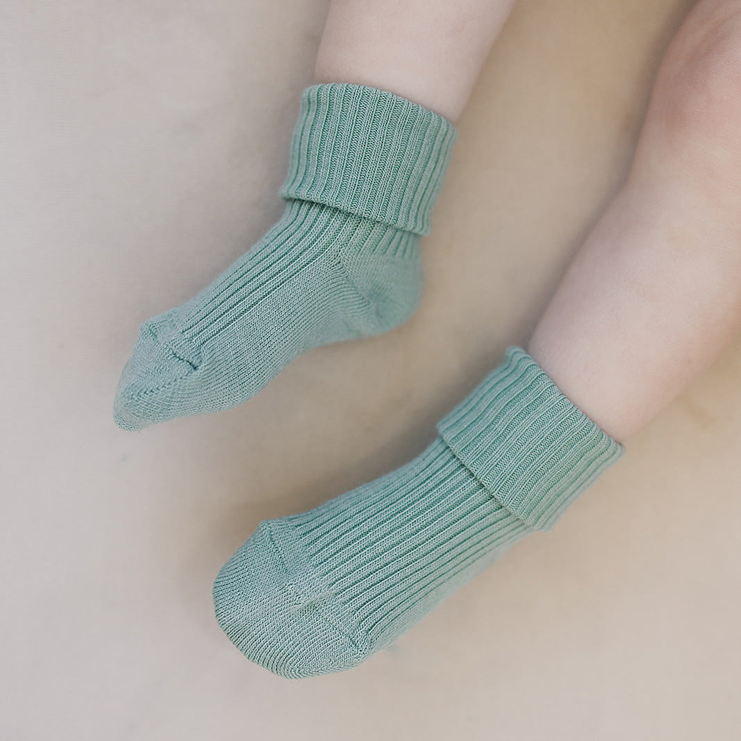Alternative view of Wool Socks, Baby and Toddler, Pine