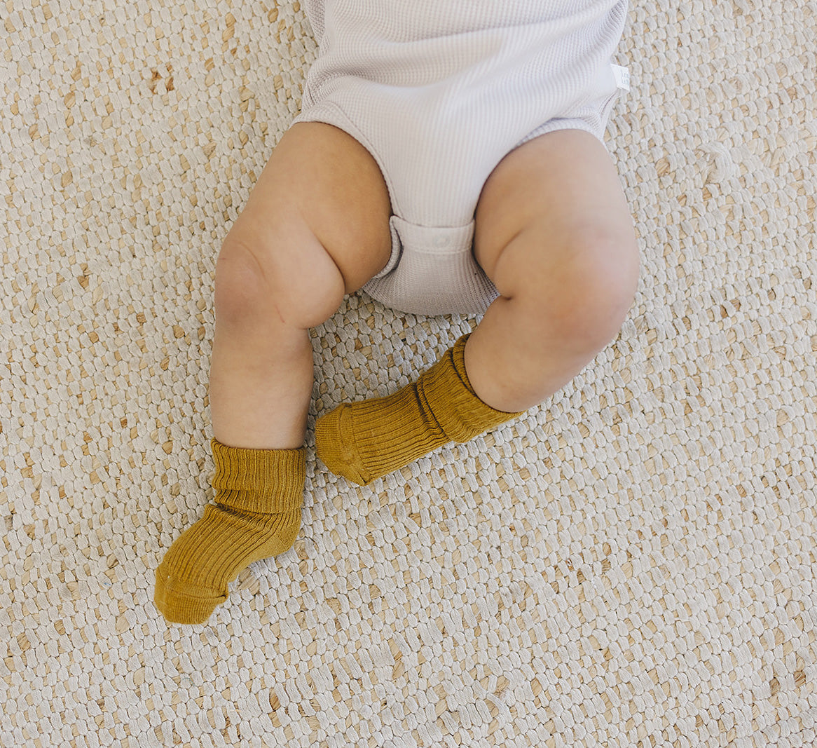 Alternative view of Wool Socks, Baby and Toddler, Terracotta