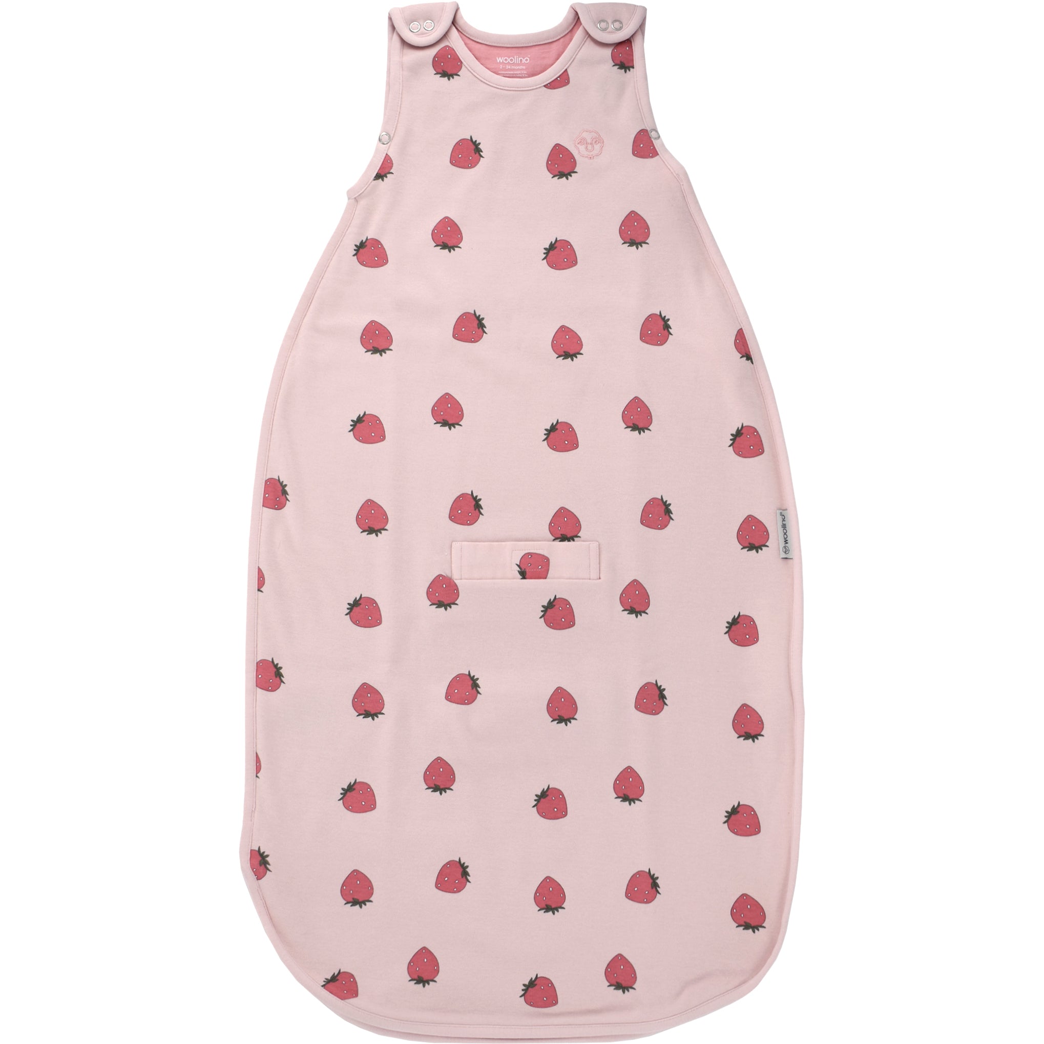 IMPERFECT 4 Season® Ultimate Baby Sleep Bag, Merino Wool & Organic Cotton, Strawberry