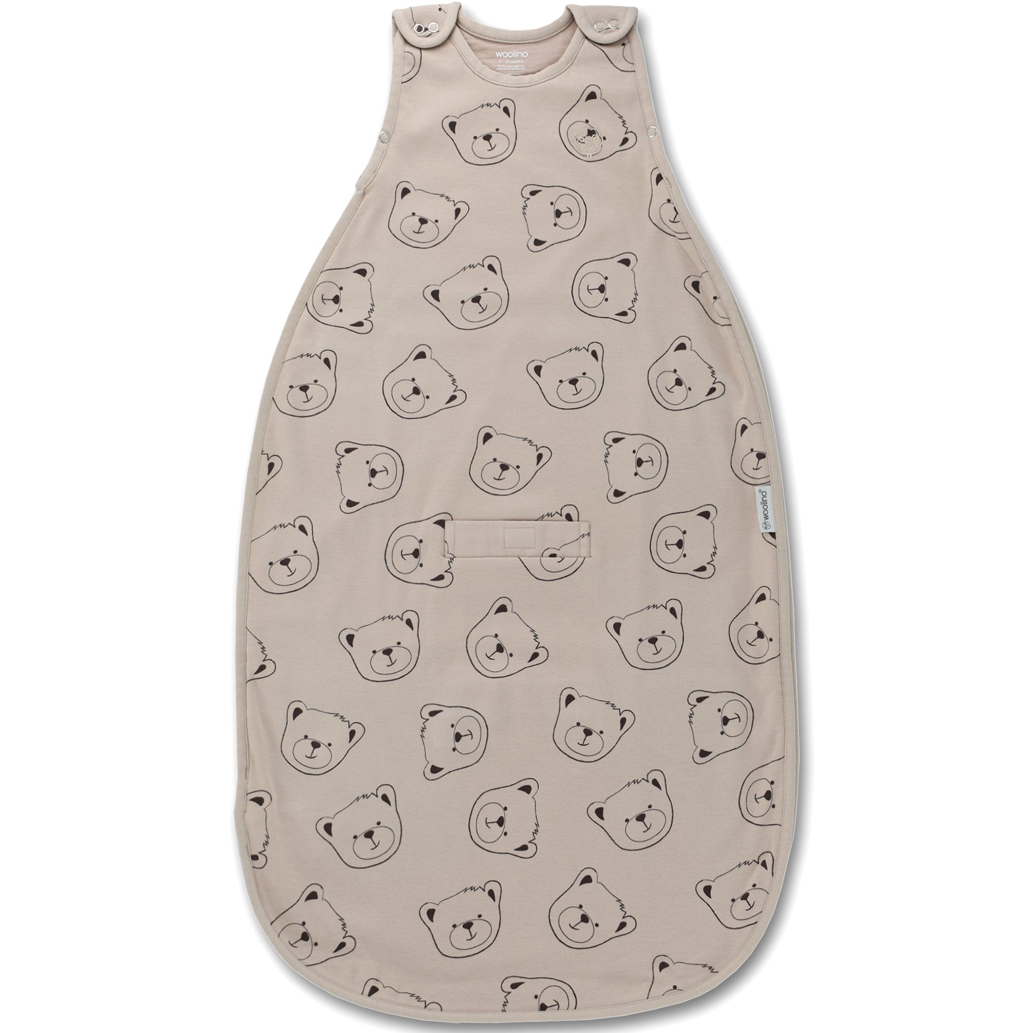 IMPERFECT 4 Season® Ultimate Baby Sleep Bag, Merino Wool & Organic Cotton, Teddy Bear
