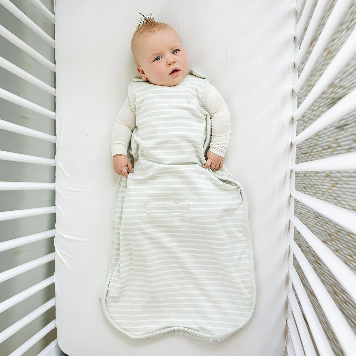 Alternative view of 4 Season® Ultimate Baby Sleep Bag, Merino Wool & Organic Cotton, Birch Gray