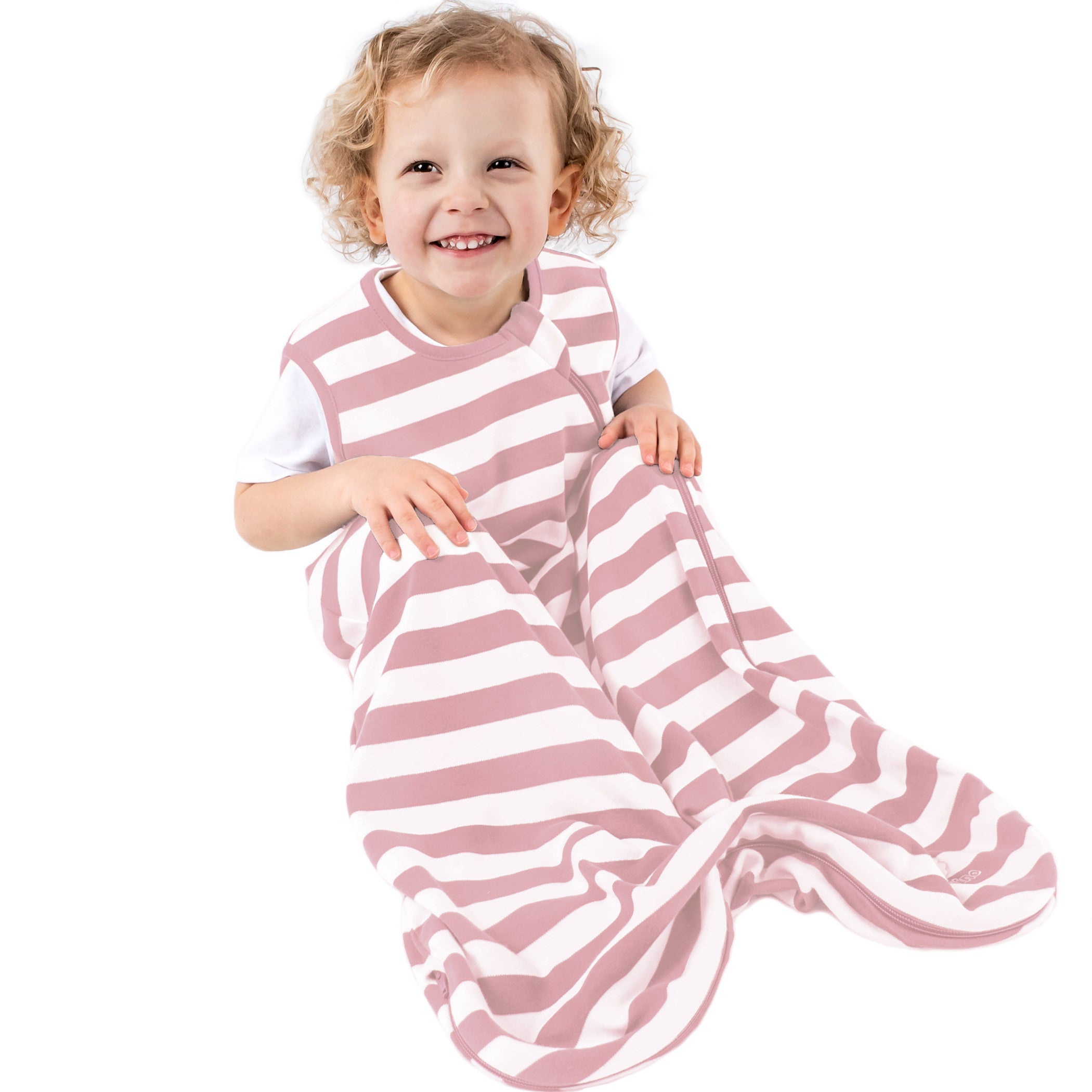 Alternative view of Ecolino® Organic Cotton Classic Baby Sleep Bag or Sack, Blush